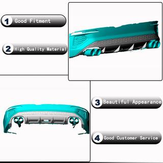 Difusor trasero V2 para S-Line Sedan 2020-2023 (Carbono) Audi A3 2020- foto 3