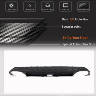Difusor trasero V2 para S-Line Sedan 2020-2023 (Carbono) Audi A3 2020- foto 4