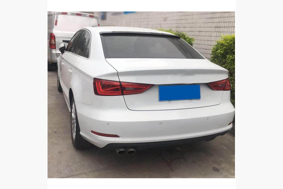 Audi A3 2012-2020 Alerón de luneta trasera V2 (para Sedan, Carbono) Foto 3