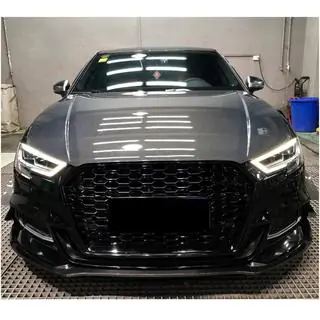 Capó V2 (para Sedan 2012-2016, Carbono) Audi A3 2012-2020 foto 2