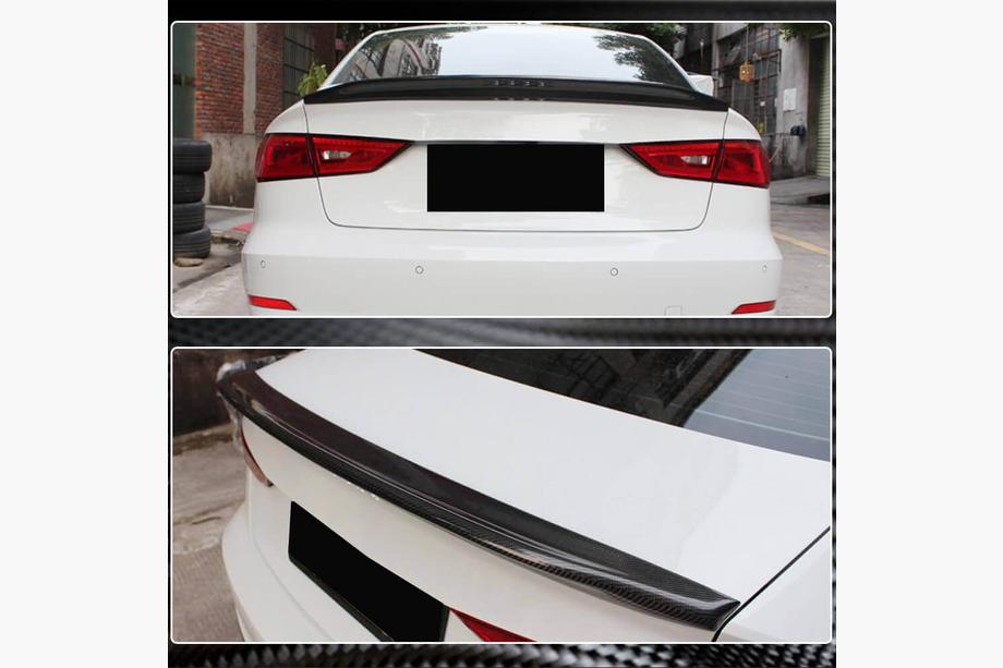 Audi A3 2012-2020 Alerón V7 (para Sedan, carbono) Foto 4