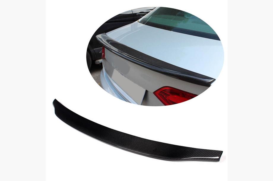 Audi A4 B8 2007-2015 Alerón V2 (para Base 2007-2011, Carbono) Image