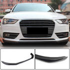 Audi A4 B8 2007-2015 Labio delantero de parachoques (para Base 2011-2015, Carbono) foto 1