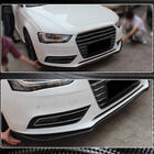 Audi A4 B8 2007-2015 Labio delantero de parachoques (para Base 2011-2015, Carbono) foto 3