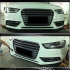 Audi A4 B8 2007-2015 Labio delantero de parachoques (para Base 2011-2015, Carbono) foto 4