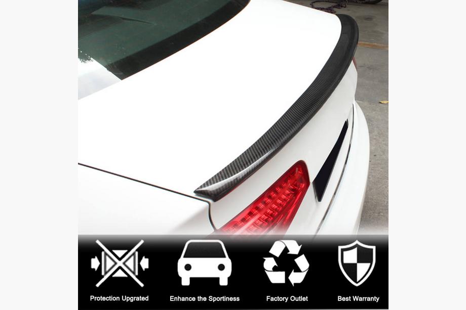 Audi A4 B8 2007-2015 Alerón V2 (para Base 2011-2015, Carbono) Foto 2