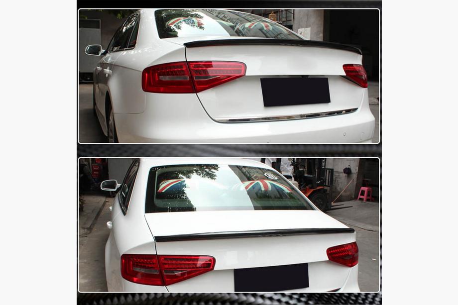 Audi A4 B8 2007-2015 Alerón V2 (para Base 2011-2015, Carbono) Foto 3