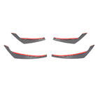 Audi A4 B9 2015-2024 Labio de parachoques delantero (para Base 2015-2019, Carbono) foto 4