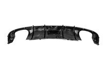 Audi A4 B9 2015-2024 Difusor de parachoques trasero (para Base Sedan 2015-2019, Carbono) foto 6
