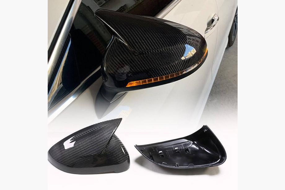 Audi A4 B9 2015-2024 Cubiertas de Espejos V1 (Carbono) Foto 1