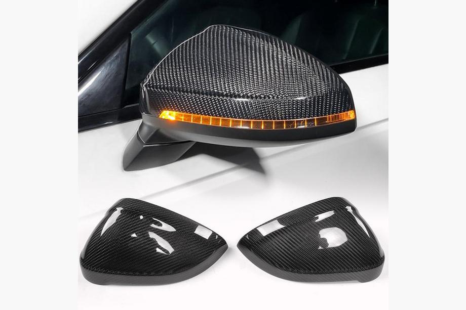 Audi A4 B9 2015-2024 Cubiertas de Espejos Reemplazo Style (Carbono) V2 Foto 2