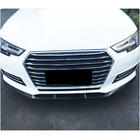 Audi A4 B9 2015-2024 Splitters de labio para parachoques delantero Lip V1 (para Base Sedan 2015-2019, Carbono) foto 2