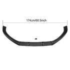 Audi A4 B9 2015-2024 Splitters de labio para parachoques delantero Lip V1 (para Base Sedan 2015-2019, Carbono) foto 5