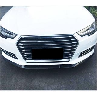 Splitters de labio para parachoques delantero Lip V1 (para Base Sedan 2015-2019, Carbono) foto 2