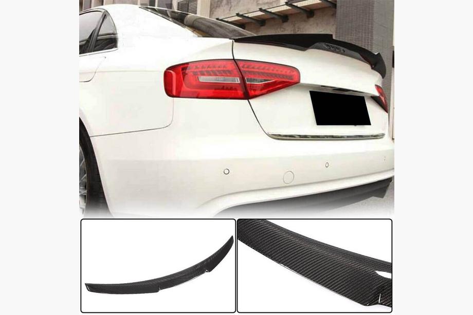 Audi A4 B8 2007-2015 Alerón V1 (para Base 2011-2015, Carbono) Image