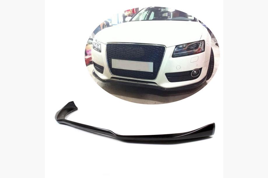 Audi A5 2007-2015 Lip delantero parachoques V2 (para Base 2007-2011, Carbono) Image
