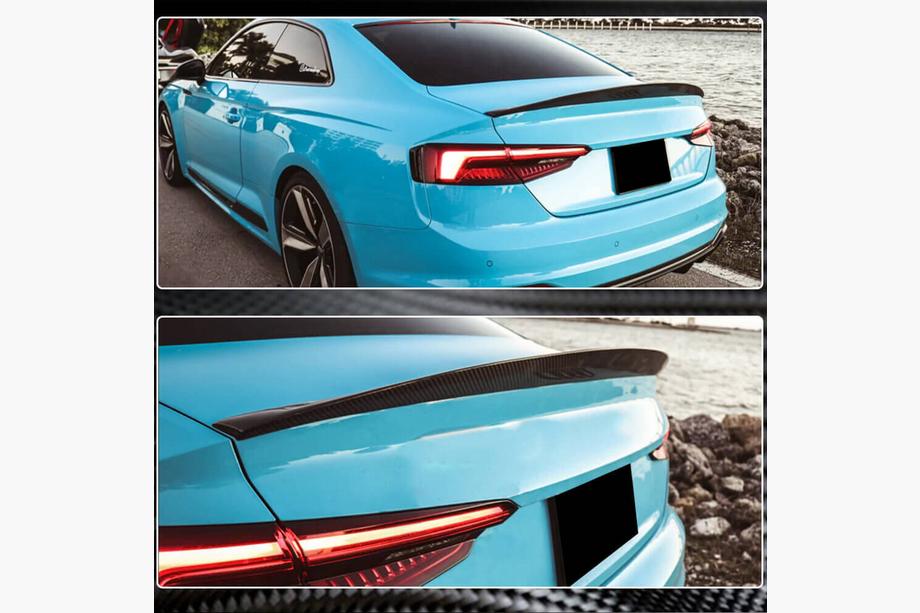 Audi A5 2016-2025 Alerón V5 Coupe Carbono Foto 4