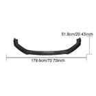 Audi A5 2016-2025 Splitter delantero Lip V2 (para S-Line 2016-2020, Carbono) foto 8