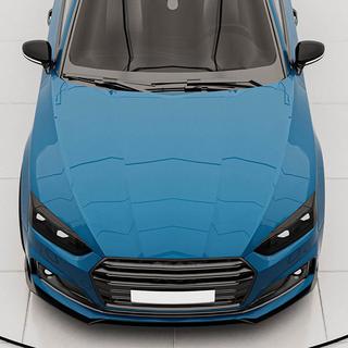 Splitter delantero Lip V2 (para S-Line 2016-2020, Carbono) foto 3
