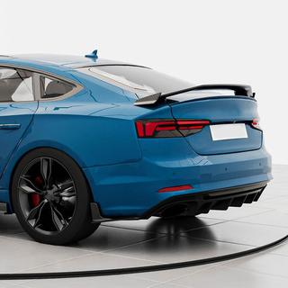 Difusor Trasero de Parachoques V3 (para S-Line 2016-2020, Carbono) Audi A5 2016-2025 foto 4