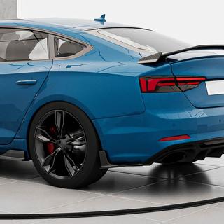 Extensiones de parachoques trasero Flap (para S-Line 2016-2020, Carbono) Audi A5 2016-2025 foto 3