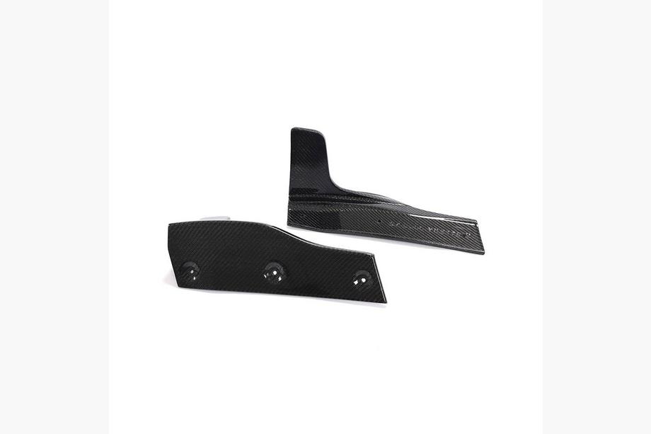 Audi A5 2016-2025 Extensiones de parachoques trasero Flap (para S-Line 2016-2020, Carbono) Foto 7