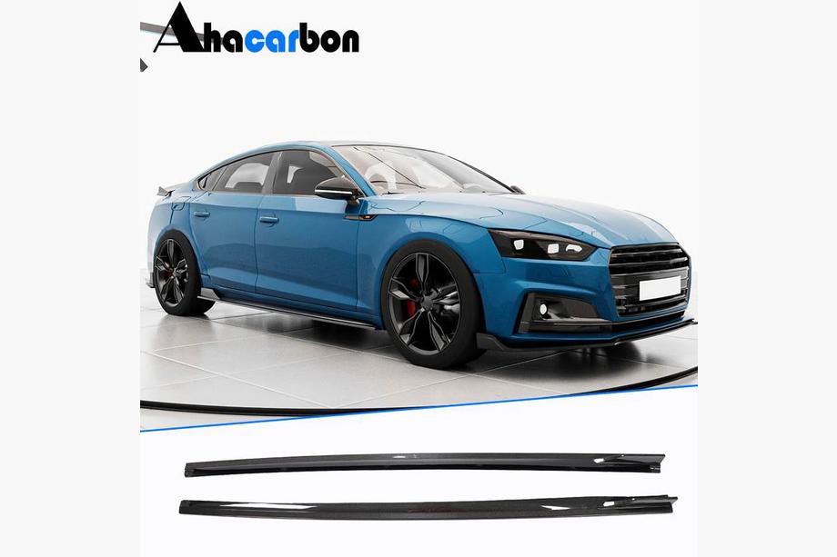 Audi A5 2016-2025 Faldones Laterales 2016-2020 V1 (para Sportback, Carbono) Image