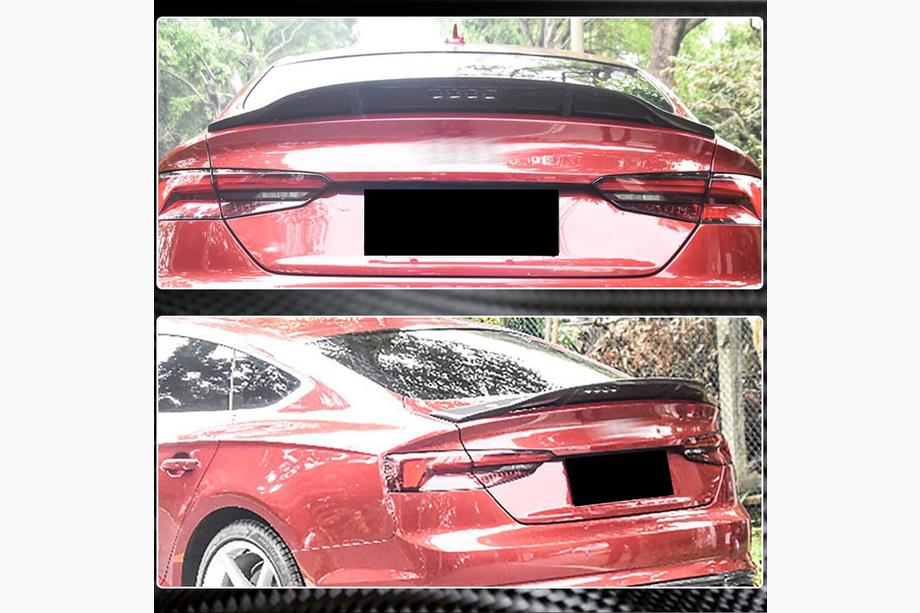 Audi A5 2016-2025 Alerón V3 (para Sportback, Carbono) Foto 3