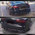 Audi A6 C7 2011-2017 Difusor de Parachoques Trasero Carbono (para Base 2014-2018) foto 4