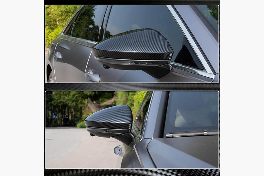 Audi A6 C8 2018–2025 Reemplazo de Cubiertas de Espejos LHD (Carbono) V2 Foto 3