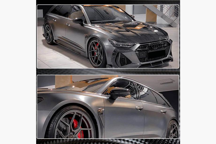 Audi A6 C8 2018–2025 Reemplazo de Cubiertas de Espejos LHD (Carbono) V2 Foto 4