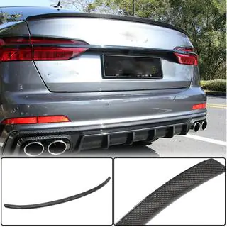 Alerón trasero V3 (para Sedan, Carbono) Audi A6 C8 2018–2025 foto 1