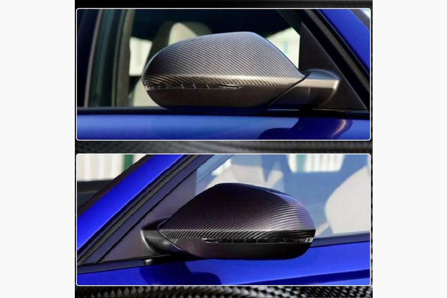 Audi A6 C7 2011-2017 Cubiertas de Espejos de Carbono (2011-2014) V2 Foto 3