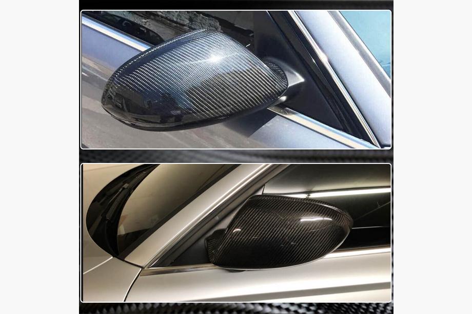 Audi A6 C7 2011-2017 Cubiertas de Espejos de Carbono (2011-2014) V2 Foto 4