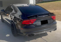 Audi A7 2010-2018 Difusor Trasero de Parachoques V2 (para S-Line, 2010-2014, Carbono) foto 3