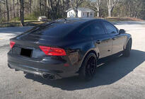 Audi A7 2010-2018 Difusor de Parachoques Trasero V1 (para S-Line, 2010-2014, Plástico) foto 2