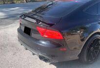 Audi A7 2010-2018 Difusor de Parachoques Trasero V1 (para S-Line, 2010-2014, Plástico) foto 5