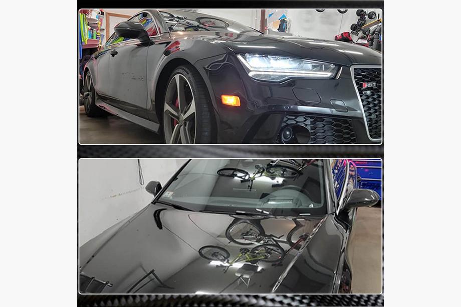 Audi A7 2010-2018 Cubiertas de Espejos (Carbono) Foto 4