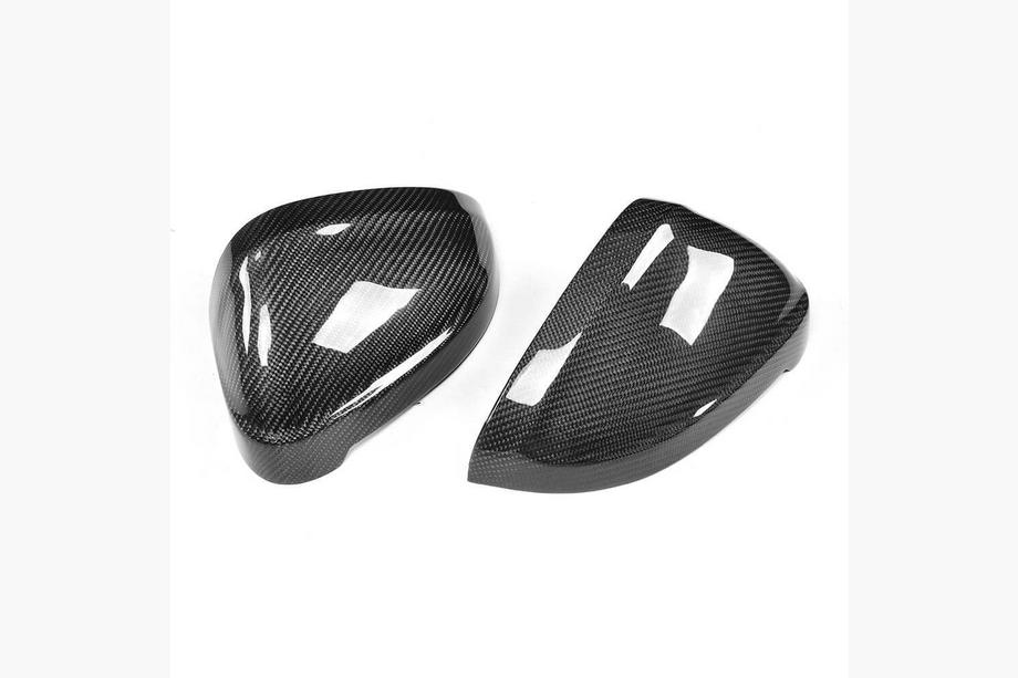 Audi A4 B9 2015-2024 Cubiertas de Espejos V2 (2015-2019, Carbono) Foto 3