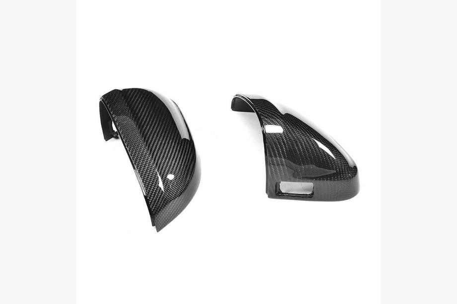 Audi A4 B9 2015-2024 Cubiertas de Espejos V2 (2015-2019, Carbono) Foto 4