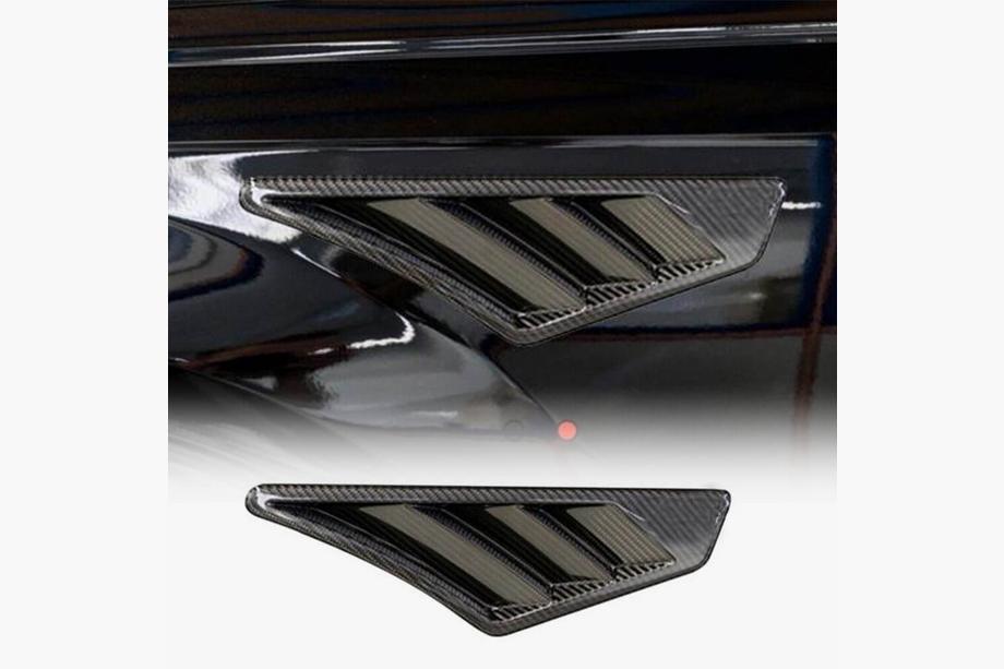 Audi Q8 2018- Cubiertas de aletas (2019-2022, Carbono seco) Image