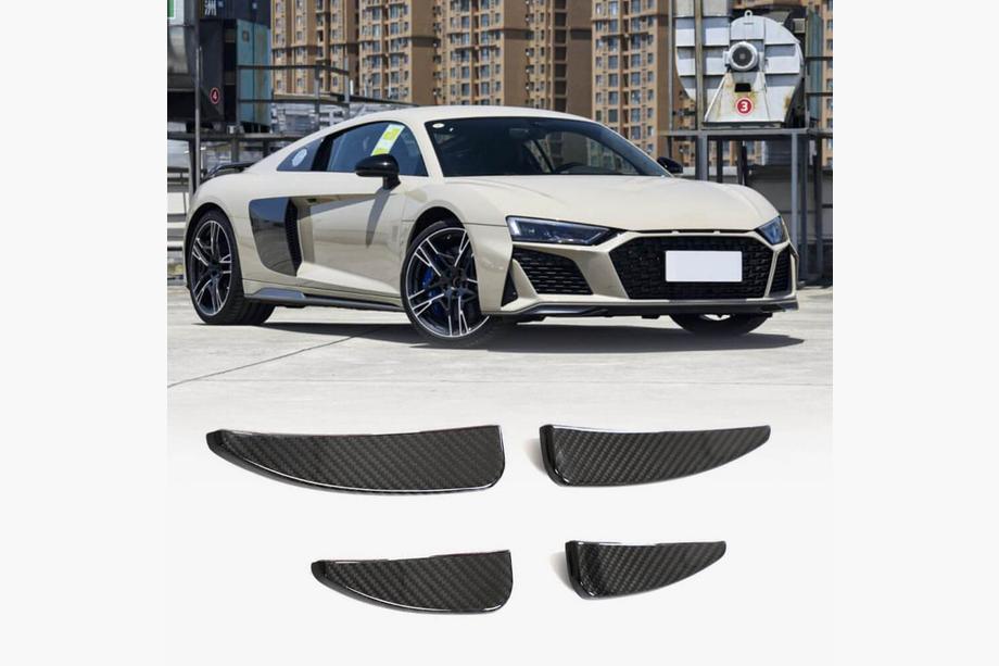 Audi R8 2015- Extensiones de parachoques delantero (2023+, Carbono) Foto 1