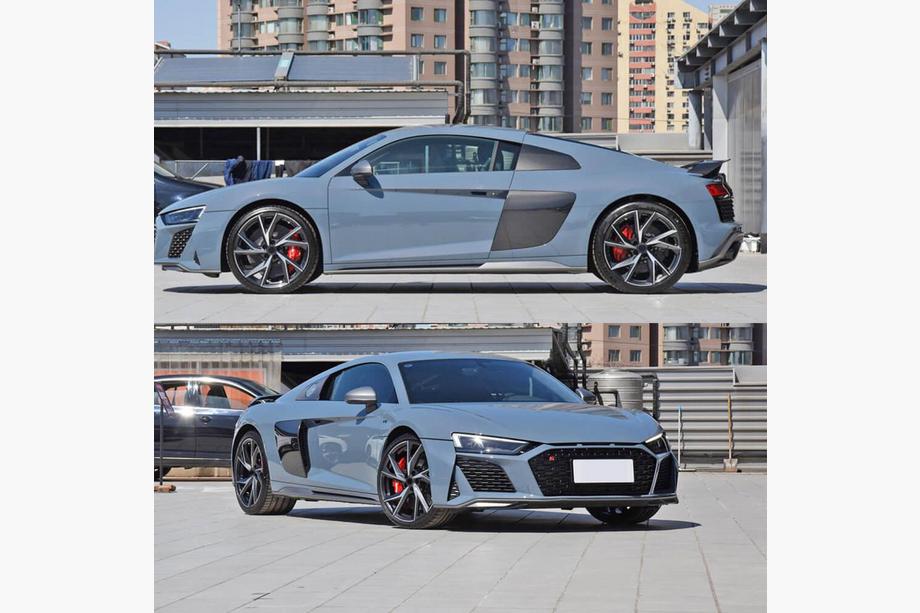 Audi R8 2015- Faldones Laterales V1 (Carbono) Foto 2