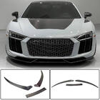 Audi R8 2015- Labio delantero Lip V1 para parachoques delantero (2015-2020, Carbono) foto 1