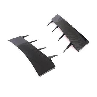 Extensiones de parachoques delantero V2 (2015-2020, Carbono) foto 4
