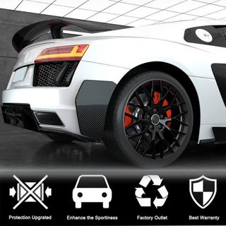 Cubiertas de parachoques trasero (2015-2020, Carbono) Audi R8 2015- foto 3