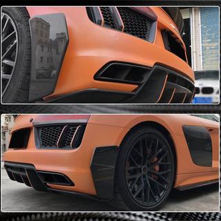 Splitters de parachoques trasero V1 (2015-2020, Carbono) foto 4
