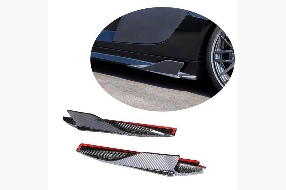Audi R8 2015- Divisores de faldones laterales (Carbono) Image