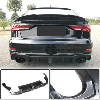 Difusor trasero con luz de freno LED V2 (para RS3 2017-2019, Carbono) Audi A3 2012-2020 foto 1