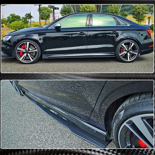 Taloneras laterales (para RS3 Sedan 2017-2019, Carbono) Audi A3 2012-2020 foto 3